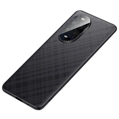 For Huawei nova 13 Pro 5G Case Faldresistent PU-læder+TPU telefonbeskyttelsesdæksel - Sort