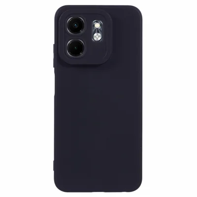 For Infinix Smart 9 4G Case Precise Cut-Outs Straight Edge TPU Shockproof Phone Cover - Black