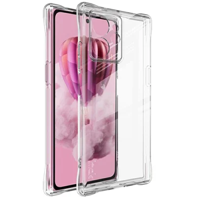 IMAK voor HMD Skyline hoesje TPU telefoonhoesje Airbag Schokbestendige bescherming - Transparant