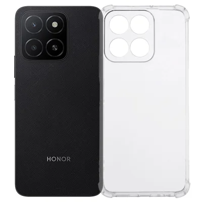Przezroczysta obudowa telefoniczna w serii hurtowej dla Honor X5b, pokrywa TPU z wzmocnionymi narożnikami (dokładne wycięcia)