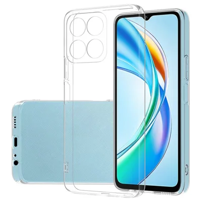 Przezroczysta obudowa telefonu Honor X5b, ultra cienka, giętka tylna pokrywa z tworzywa TPU