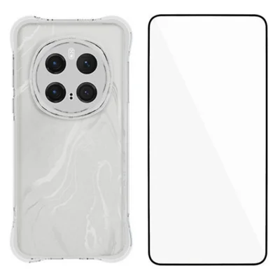 WANLONFENG WL Series for Honor Magic7 Pro 5G TPU Case 2.0mm Phone Cover with Tempered Glass Film