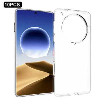 10 st / förpackning för Oppo Find X8 Pro 5G genomskinlig hårddisk utan vattenmärken TPU-skyddshölse