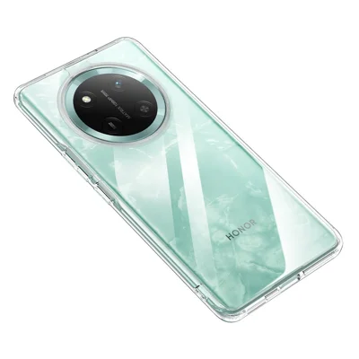 For Honor Magic7 Lite 5G / X9c 5G / X60 Pro 5G Case PC+TPU Phone Cover Airbag Protection - Transparent