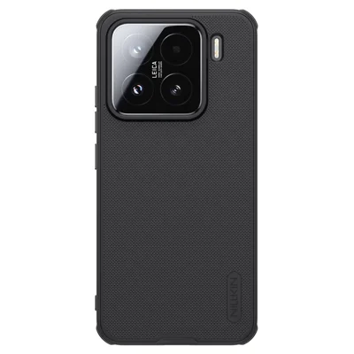 NILLKIN Frosted Shield Pro For Xiaomi 15 Case Matte PC+TPU Phone Cover - Black