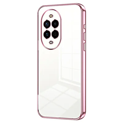 For Huawei nova 13 Pro 5G Etui med elektropladeret ramme i blød TPU - Rosa