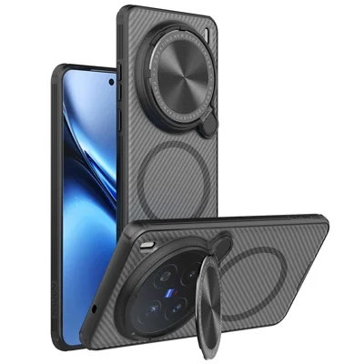 NILLKIN Camshield Prop Magnetic Translucent Series for vivo X200 Pro 5G Magnetic Case TPU+PC Phone Cover with Camera Lid