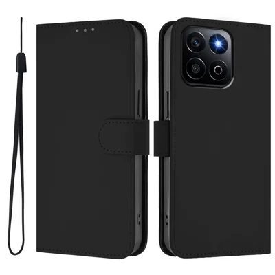Custodia Portafoglio Per Honor X7C 4G / 200 Smart 5G – Con Tracolla, Slot Carte E Zip, Antishock, Blu - 3