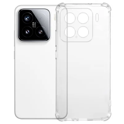 Voor Xiaomi 15 Doorzichtig Telefoonhoesje KALEBOL 1,5 mm TPU Stootvrij Telefoonhoesje - Transparant