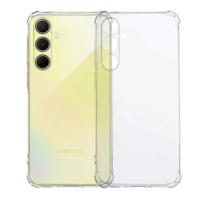 Voor Samsung Galaxy A26 5G Doorzichtig Telefoonhoesje KALEBOL 1,5 mm TPU Stootvaste Telefooncover - Transparant