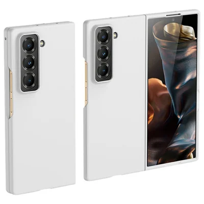 For Samsung Galaxy Z Fold Special / W25 Case Skin-touch Hard PC Phone Cover - White