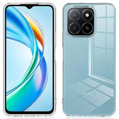 Dla Honor X5b / X5b Plus Przezroczysta Obudowa Na Telefon TPU+Akrylowa Odporna Na Wstrząsy Ochraniacz Tylny