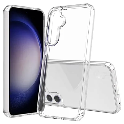För Samsung Galaxy A56 5G genomskinlig mobilskal TPU+akryl chockabsorberande bakskal