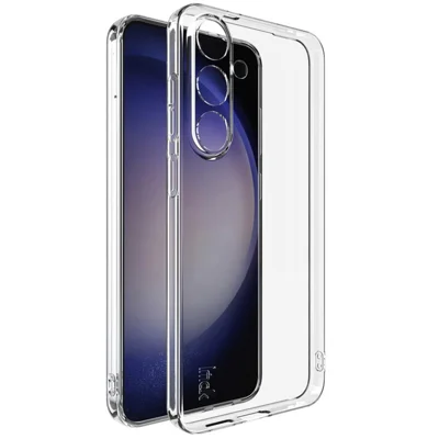 IMAK UX-5-seriens mobilskal för Samsung Galaxy S25+ Transparent skalskydd av TPU Tunt mobilhölje