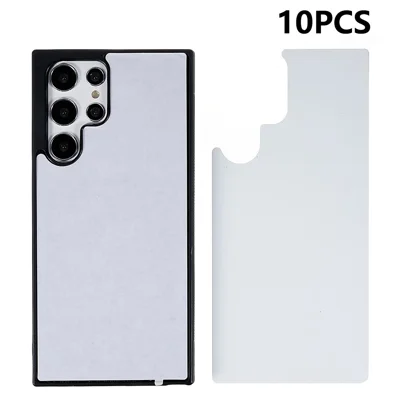 10Pcs / Pack For Samsung Galaxy S23 Ultra Case PC+TPU Phone Cover Support Heat Transfer Printing
