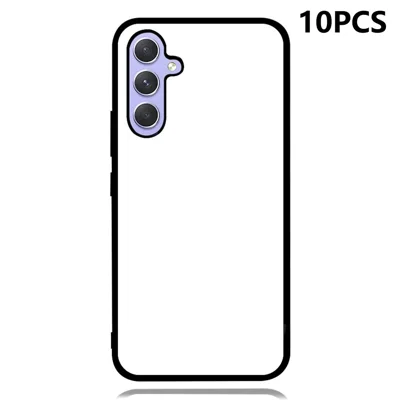 10Pcs / Pack For Samsung Galaxy S25 Case PC+TPU Phone Cover Support Heat Transfer Printing