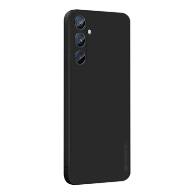 PINWUYO For Samsung Galaxy A56 5G Phone Case  Soft Matte TPU Mobile Back Cover - Black