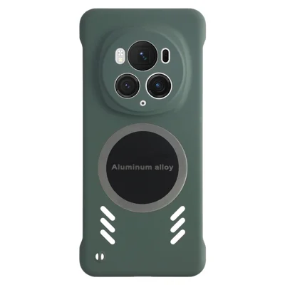 For Honor Magic6 Pro 5G Case Hard PC Frameless Heat Dissipation Phone Cover - Green