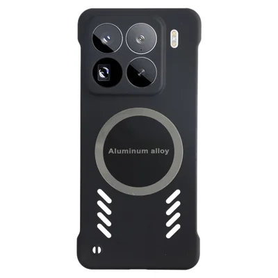 For Xiaomi 15 Pro Case Hard PC Frameless Heat Dissipation Phone Cover - Black