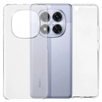 For Xiaomi Redmi Note 14 Pro+ 5G / 14 Pro 5G / Poco X7 5G Case TPU Frame Clear Acrylic Back Phone Cover with PET Film