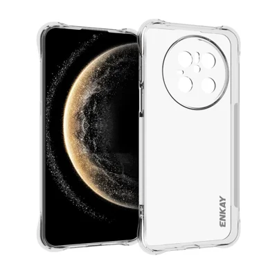 Voor Huawei Mate 70 Transparante Hoesje ENKAY HAT PRINCE Stootvrij Anti-slip TPU Hoes - Transparant
