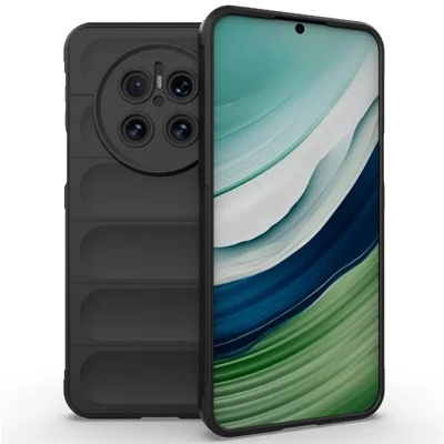 TPU-hoesje voor Huawei Mate 70, anti-val, zacht, robuust telefoonscherm - zwart
