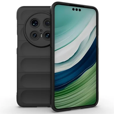 Til Huawei Mate 70 Pro+ / Mate 70 Pro Case mod stød Blød TPU Robust telefon bagdæksel - Sort