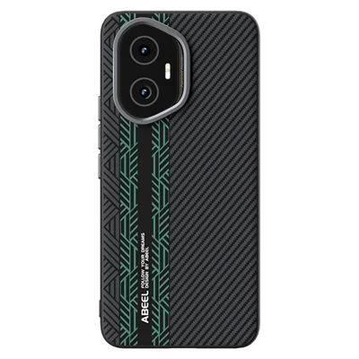 ABEEL pour Honor 300 Étui Magnétique PC + TPU + Alliage d'Aluminium + Cuir PU - Texture 2