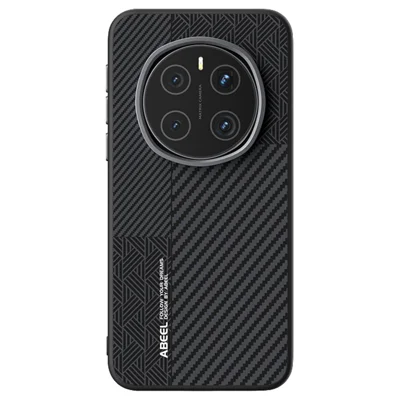 ABEEL For Honor Magic7 5G Magnetic Case PC + TPU + Aluminum Alloy + PU Leather Slim Phone Back Cover - Texture 3