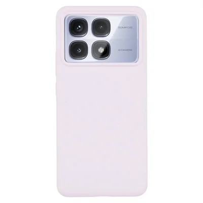 For Xiaomi Redmi K70E 5G / Poco X6 Pro 5G Cell Phone Case Liquid Silicone Dropproof Cover - Light Purple