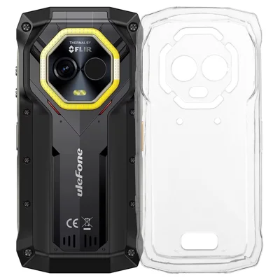 For Ulefone Armor Mini 20T Pro Case Blød TPU Dåbfaldsbeskyttelse Telefonbeslag - Transparent