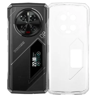 For Doogee V40 Pro Case Soft TPU Drop Protection Phone Cover - Transparent