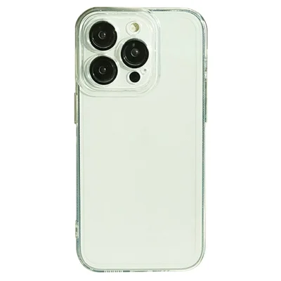 SIMPLY ROAR For iPhone 13 Pro Case Crystal Clear TPU Phone Cover with Lens Film