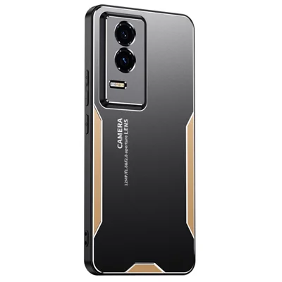 For Honor GT Phone Case Aluminium Alloy TPU PC Back Cover - Gold