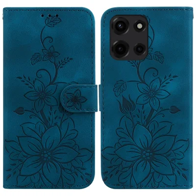 WBWONE Leather Folio Cover per Motorola Moto Edge 40 Pro, Goffratura a Mandala Custodia in Pelle PU Magnetica Libro Flip Portafoglio Case con [Funzione Stand]. Nero