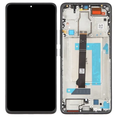 For Xiaomi Redmi Turbo 3 5G / Poco F6 5G Grade C LCD Screen and Digitizer Assembly + Frame Part (TFT Technology) (Without Logo) - Black
