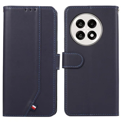 For OnePlus 13R 5G / Ace 5 5G Case RFID Blocking Flip Leather Phone Cover - Blue