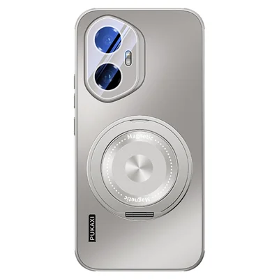 Til Honor 300 Etui, Kompatibelt med MagSafe, Kikstand, TPU PC, Varmeafledning, Telefondæksel - Grå