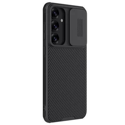NILLKIN Seria Camshield Pro dla Samsung Galaxy S25 Obudowa PC + TPU z Przesuwaną Pokrywą Aparatu - Czarny