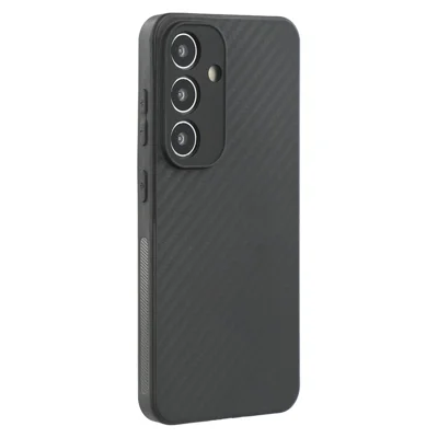For Samsung Galaxy S25+ Case Flexible TPU Carbon Fiber Texture Shockproof Phone Cover