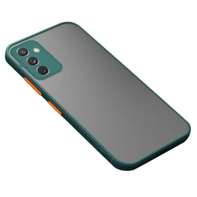 For Samsung Galaxy A25 5G (Global) (161.0 x 76.5 x 8.3mm) Case TPU + PC Matte Anti Drop Phone Back Cover - Midnight Green