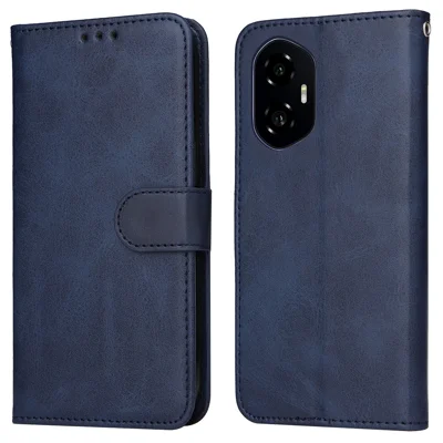 For Honor 300 Etui, wallet, PU-læder, folio, flip, blå