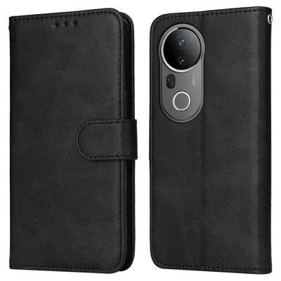 For vivo S20 Pro 5G Case Wallet PU Leather Folio Flip Phone Cover - Black
