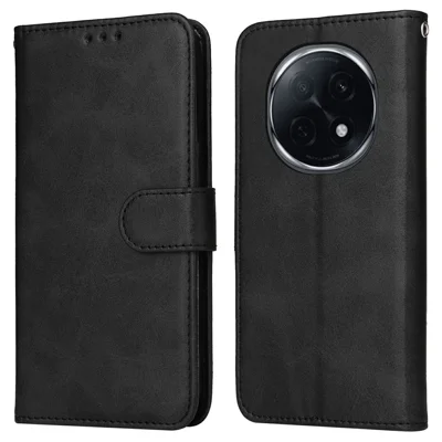 For Oppo F29 Pro 5G (Global) / A5 Pro 5G (China) Case Wallet PU Leather Folio Flip Phone Cover - Black