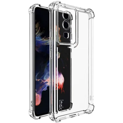 IMAK UX-4-serie TPU-hoesje voor Xiaomi Redmi K60 Pro 5G / K60 5G / Poco F5 Pro 5G rechtkader transparant telefoonhoesje