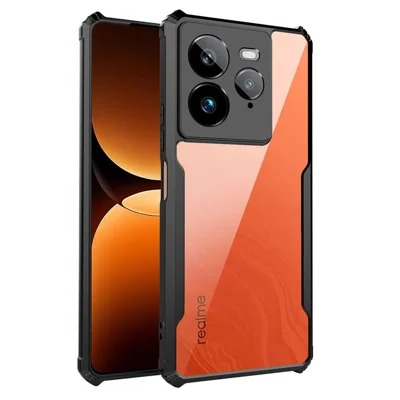 For Realme GT 7 Pro 5G Case Reinforced Corners TPU + Acrylic Clear Phone Cover