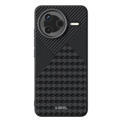 ABEEL For Xiaomi Poco F7 Pro 5G / Redmi K80 5G Case Magnetic Case PC TPU Aluminum Alloy PU Phone Back Cover