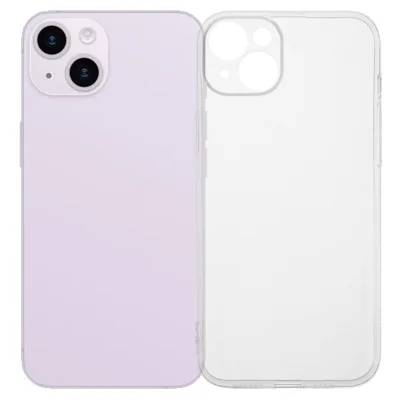 For iPhone 14 Case 1.2mm Ultra Thin Crystal Clear TPU Phone Cover