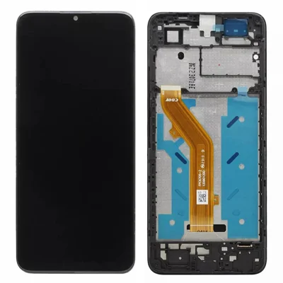 For TCL 40 SE OEM Grade S LCD Screen and Digitizer Assembly + Frame (Without Logo)
