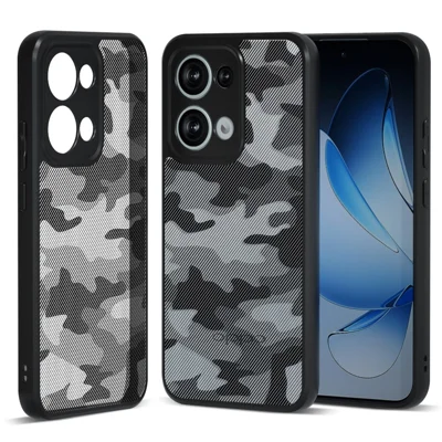IBMRS dla Oppo Reno13 5G (Global) Obudowa TPU + PC Wytrzymała Antywstrząsowa Ochrona Aparatu - Artystyczny Kamuflaż